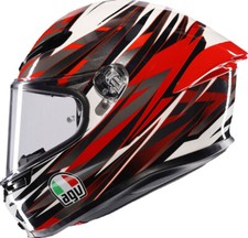 Capacete AGV K6 S Reeval branco vermelho cinza tamanho pequeno comprar usado  Enviando para Brazil