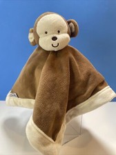 Cobertor de segurança macaco bebê Graco linha infantil marrom creme pelúcia 13" Lovey comprar usado  Enviando para Brazil