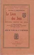 Grandmorin livre jeux d'occasion  Montbrison