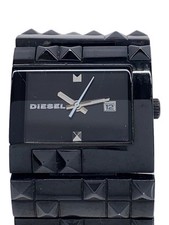 Relógio analógico de quartzo DIESEL DZ-5143 preto aço inoxidável compacto ousado JAPÃO comprar usado  Enviando para Brazil