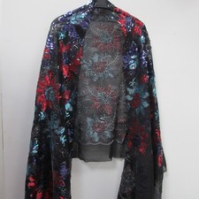 Red blue floral for sale  SOUTHALL