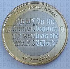 2011 Royal Mint "Bíblia King James 400º Aniversário" PROVA £ 2 Moeda de Duas Libras  comprar usado  Enviando para Brazil