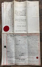 1871 indenture vellum for sale  BIRMINGHAM
