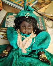 Ancienne poupee noire d'occasion  Corbigny