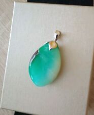 Chrysopras edelstein anhänger gebraucht kaufen  Berlin