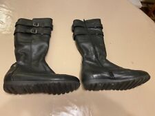 Bottes cuir noir d'occasion  France