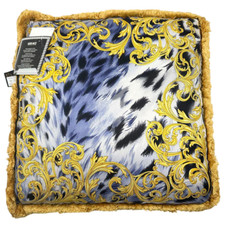 Almofada decorativa de luxo com estampa de leopardo de seda VERSACE 40x40 cm comprar usado  Enviando para Brazil