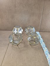 Vintage geometric brass d'occasion  Expédié en Belgium