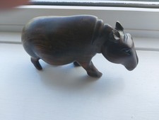 Wooden hippo low for sale  STOKE-ON-TRENT