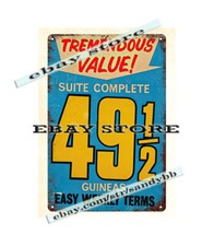 suite completa 49 y media guineas semanal para venta de muebles letrero de hojalata de metal segunda mano  Embacar hacia Mexico