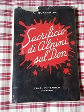 Libro sacrificio alpini usato  Visano