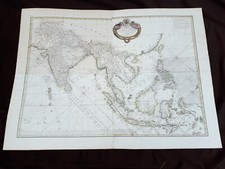 Carte indes orientales d'occasion  Rouen-