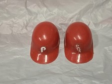 2 capacetes vintage miniatura de plástico MLB - PHILLIES & WHITE SOX 1 3/4" de comprimento, usado comprar usado  Enviando para Brazil