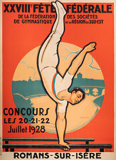 Affiche art deco d'occasion  Saint-Ouen