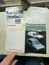 Rare depliant peugeot d'occasion  Fontainebleau