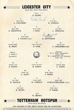 Signed programme cup for sale Signed programme cup for sale  LONDON