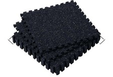 Tapete de exercício quebra-cabeça de borracha Sivan saúde e fitness - Preto, pacote com 6 comprar usado  Enviando para Brazil