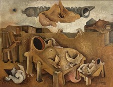 Surrealistisches gemälde joha gebraucht kaufen  Mendig