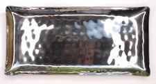 Usado, Bandeja de servir Mary Jurek Design aço inoxidável retangular Aurora 5,5" x 11,5" comprar usado  Enviando para Brazil