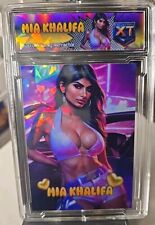 Mia Khalifa Cromo Edición Limitada Vixon! Tarjeta personalizada segunda mano  Embacar hacia Mexico