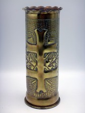 Douille obus sculptée d'occasion  Ferrière-la-Grande