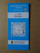 Balingen topographische karte gebraucht kaufen  Wallhausen