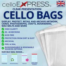 Cellophane display bags for sale  ANTRIM