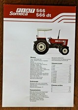 Leaflet tractor brochure d'occasion  Expédié en Belgium