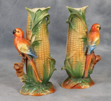 Pair antique majolica for sale  HYTHE