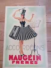 Carton publicitaire accordéon d'occasion  Dijon