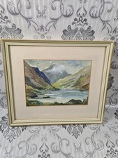 Vintage watercolour painting for sale  LEEDS