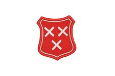 Używany, Naszywka Brabancki Batalion Czołgów 34 BKPanc. czerwona NOWA na sprzedaż  PL