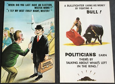 Comic political postcards for sale  CRAIGAVON