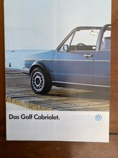Prospekt golf cabrio gebraucht kaufen  Köln
