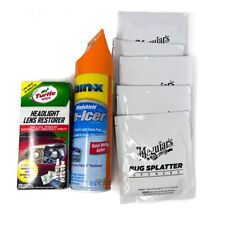 Produtos sortidos para cuidados com o carro restaurador de lente de farol de cera de tartaruga, Rain-X De-Icer comprar usado  Enviando para Brazil