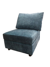 Velvet armless chair for sale  MANCHESTER
