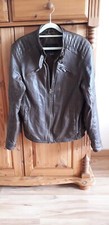 Braune lederjacke gr gebraucht kaufen  Düsseldorf