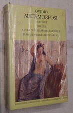 Ovidio. metamorfosi. vol.i usato  Italia