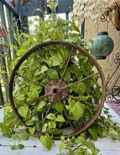 Roda de metal enferrujada 1800 15 polegadas decoração rústica jardim fazenda comprar usado  Enviando para Brazil