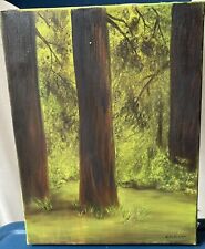 Oil painting redwoods for sale  Los Gatos