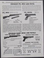 Vintage 1952 CROSMAN CO2 Pellet Air Rifle/Pistola Brinquedo Impressão Anúncio, usado comprar usado  Enviando para Brazil