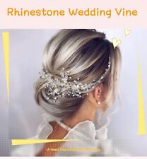 Crystal silver headband for sale  RUGBY