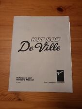 Fender Hot Rod De Ville Reference And Owner's Manual - Anleitung comprar usado  Enviando para Brazil