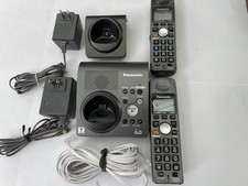 Usado, Atendedor de telefone Panasonic sem fio 2 aparelhos, preto comprar usado  Enviando para Brazil