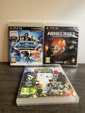  Pacote de jogos PlayStation 3: Minecraft, Playstation All Stars, Plants Vs Zombies comprar usado  Enviando para Brazil