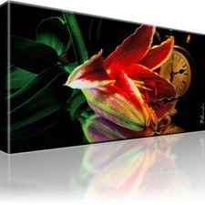 Lilie blume uhr gebraucht kaufen  Deutschland