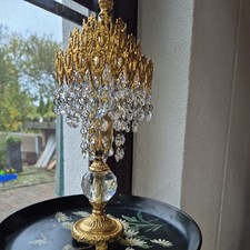 Vintage tischlampe bleikristal gebraucht kaufen  Bogel, Mieheln, Weyer