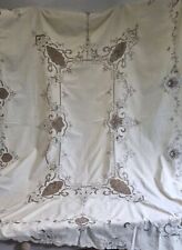 Vintage tablecloth needlelace for sale  CREWKERNE