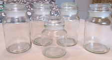 Lidded glass jars for sale  OTLEY
