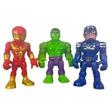 Figuras PLAYSKOOL Marvel Superhero Adventures 5" Spiderman Capitán América Hulk segunda mano  Embacar hacia Argentina